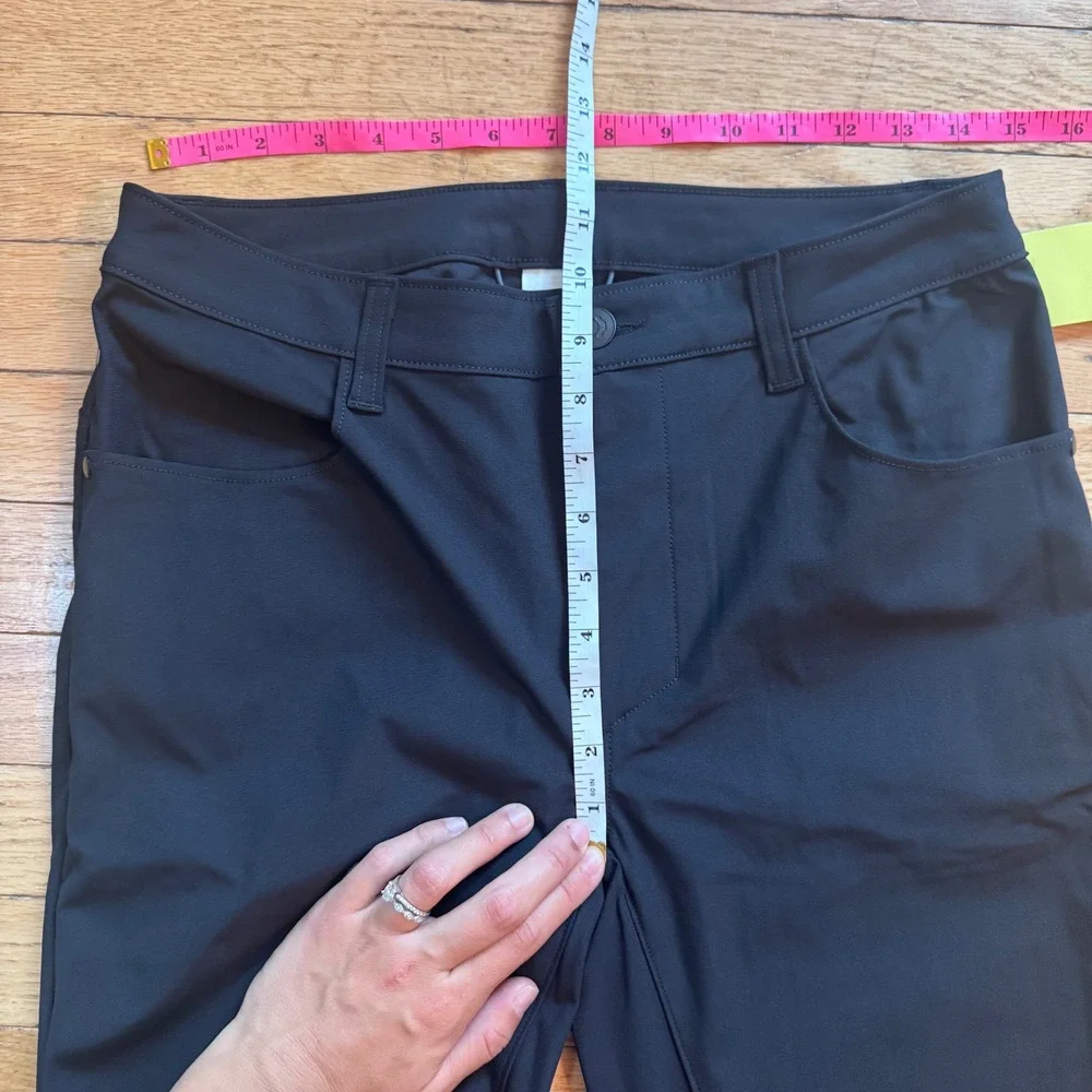 All In Motion Mens 360 Lifestyle Slim Fit 5-Pocket Pants Black 30x32 UPF 50+